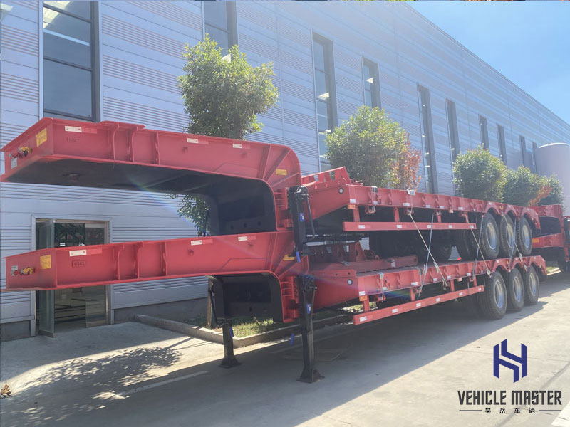 3 Axle Hydraulic Lowbed Semi Trailer 3 Axle Hydraulic Lowbed Semi Trailer