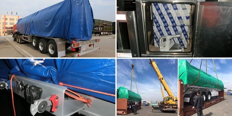 40000L Aluminum Fuel Tanker Trailer