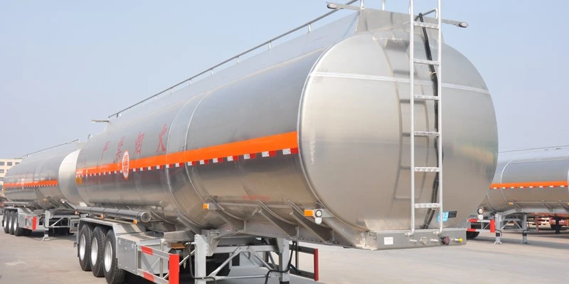 3 Axle 45,000L Aluminum Tank Trailer