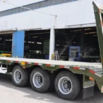 3-Axle 60 Ton Lowbed Trailer for Excavator