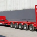 5 Axle 13-16m 100 Ton Lowbed Semi Trailer for Sale