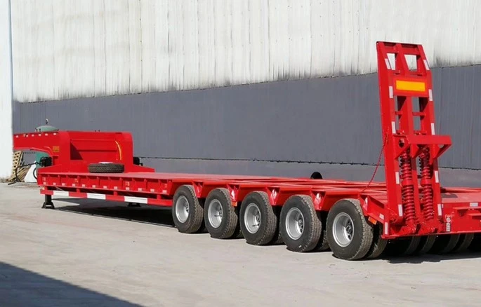 5 axle lowbed trailer 