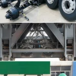 4-Axle 80 Ton 45ft Flatbed Trailer for Machinery