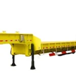 3-Aksiale 40 Ton 28ft Gjysmërimorkio me Shtrat të Ulët