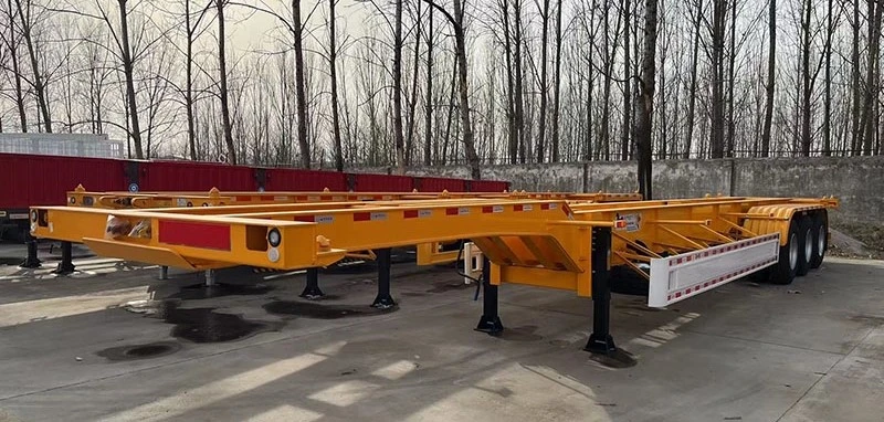 Skeleton Truck Trailer