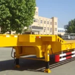 100 Ton Lowbed Semi Trailer Custom Axle Configurations