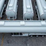 45000L Aluminum 4-Axle Tanker Trailer for Fuel