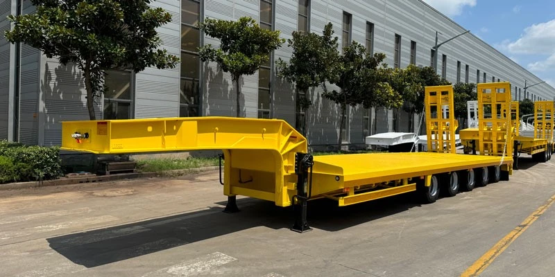 5 Axle 100 Ton Lowbed Semi Trailer 5 Axle 100 Ton Lowbed Semi Trailer