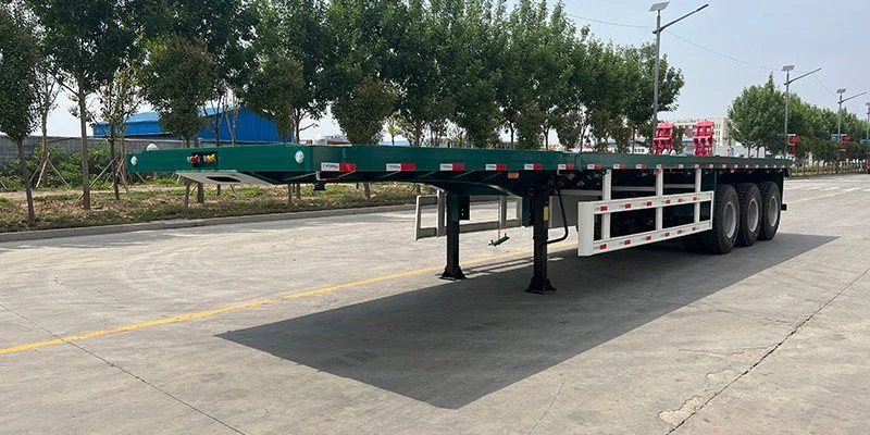 3 Axles 40ft Flatbed Trailer for Sale 3 Axles 40ft Flatbed Trailer for Sale