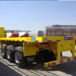 2-Axle 60 Ton 40ft Flatbed Trailer