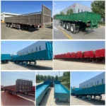 2/3/4 Axles 30-100 Ton Side Wall Semi Trailer for Sale