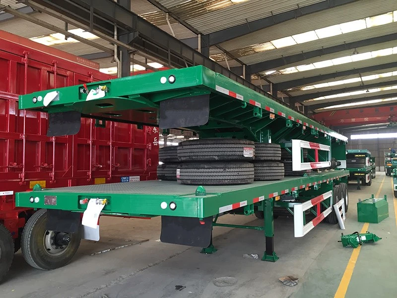 3 Axles 40ft Flatbed Trailer