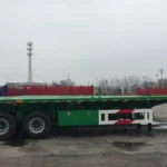 2-Axle 80 Ton 40ft Flatbed Trailer for Machinery