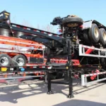 3-Axle 28 Ton 20ft Skeleton Container Trailer