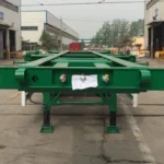 4-Axle 80 Ton 45ft Skeleton Container Trailer