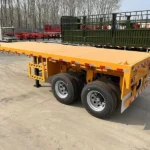 2-Axle 20ft Flatbed Trailer for Construction