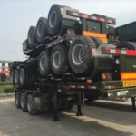 2/3 Axle 40ft Container Skeleton Trailer for Sale