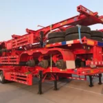 2/3 Axle 40ft Container Skeleton Trailer for Sale