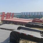 2-Axle 30 Ton 48ft Lowbed Trailer for Excavator