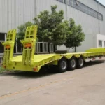 3 Axles 60 Ton Lowbed Semi Trailer for Sale