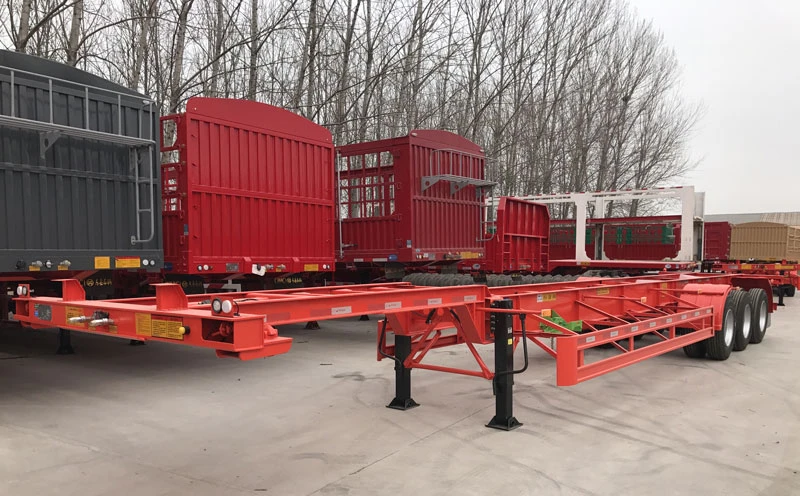 40ft/45ft Skeleton Semi Trailer for Sale 40ft/45ft Skeleton Semi Trailer for Sale