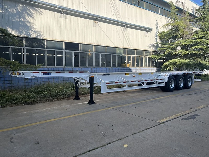 Skeletal Truck Trailer