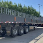 3-Axle 60 Ton Fence Trailer for Construction