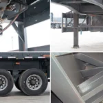 30-50 Ton Side Dump Semi Trailer in Africa