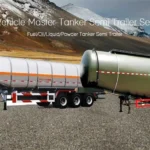 W-Shape 2-Compartment Bulk Cement Tanker Trailer